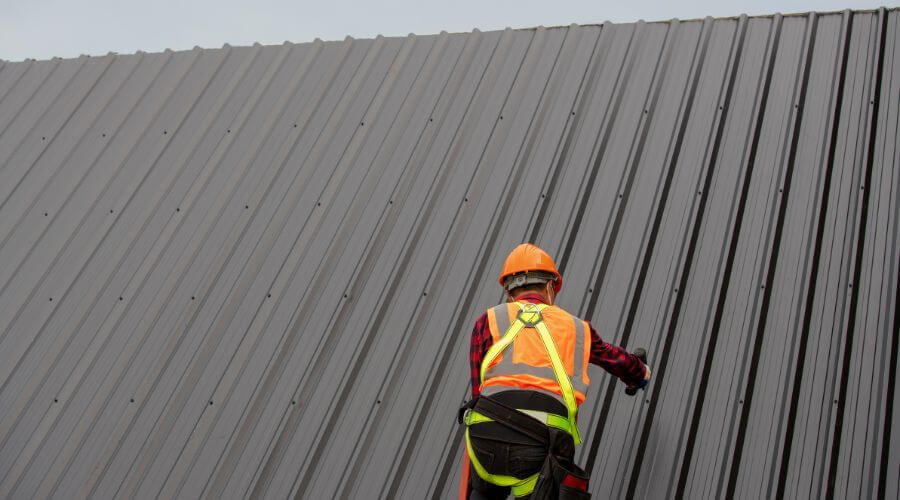 Professional metal roof installation services in Forksville, PA